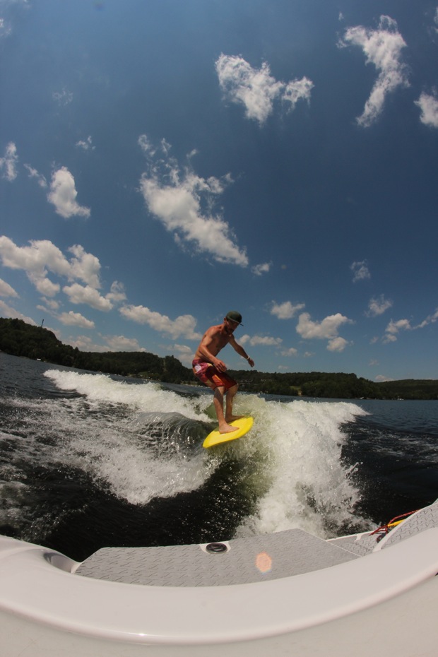 LS wake surfin'